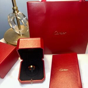Cartier Love ring lightly worn a handful of times